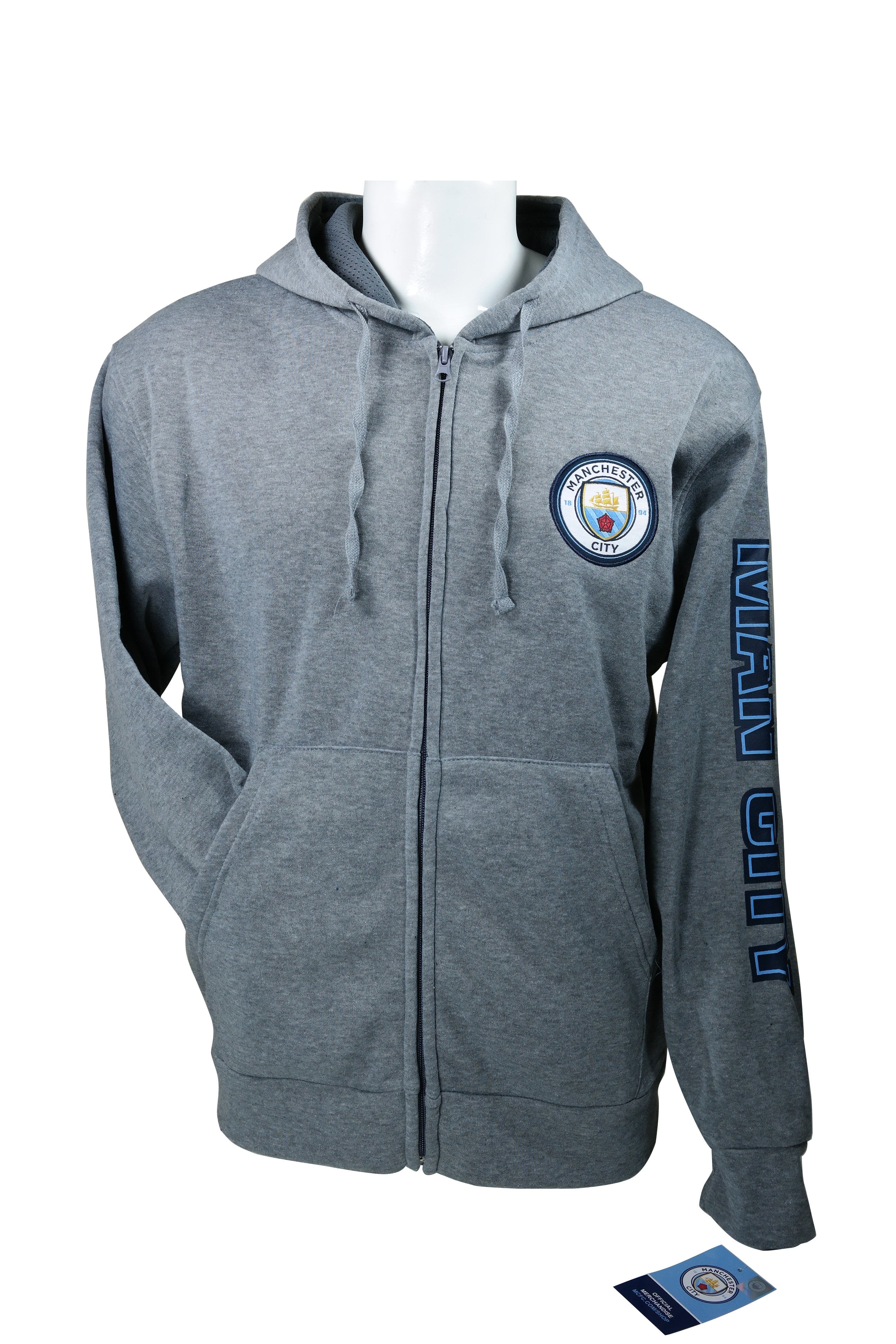 pomp Egomania rommel Manchester City F.C. Zipper Front Fleece Jacket Sweatshirt Official License  Soccer Hoodie Small 011 - Walmart.com