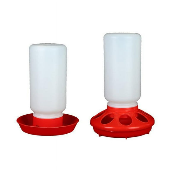 Baby-Chick Feeder and Waterer Kit for Poultry for Up to 8 Chick Easy to Clean Highly Practical