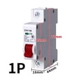 thumbnail image 2 of 1PCS MCB DZ47-63 C Type 400V Red Mini Circuit Breaker 6A 10A 16A 20A 25A 32A 40A 63A Mounting 35mm Din Rail Overload Protection, 2 of 6