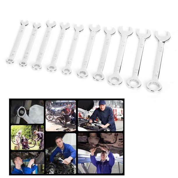Mini llave, 10 piezas/juego, mini llave combinada tipo dodecágono, tecnología de vanguardia
