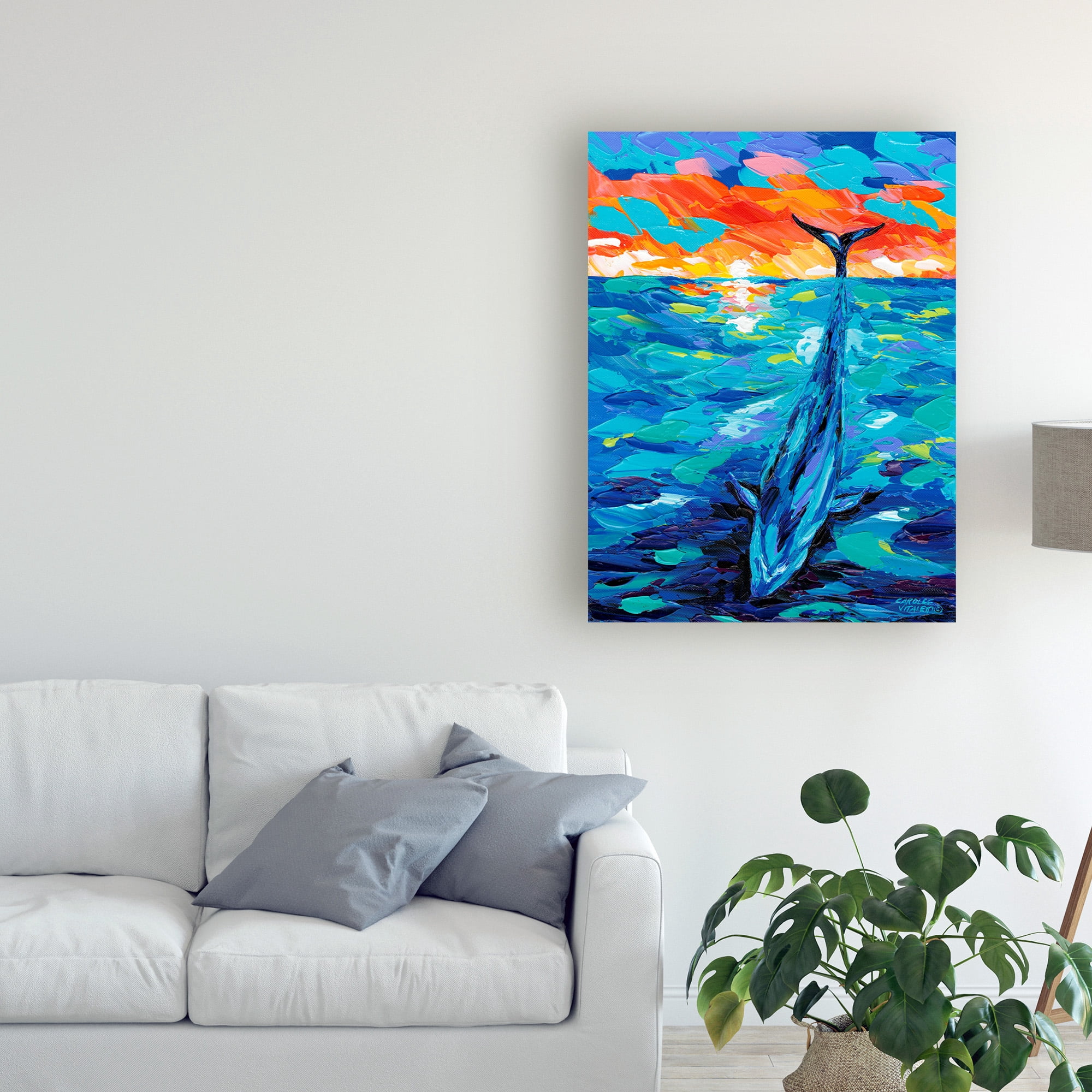 Trademark Fine Art 'Ocean Friends Bold II' Canvas Art by Carolee Vitaletti