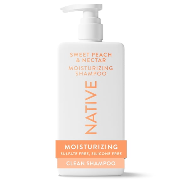 Native Moisturizing Shampoo Sweet Peach and Nectar 16.5 fl oz