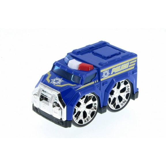 Super Engine Rescue Racer Police Car, Blue 78403D - Motor Max Showcasts 78401/3D - Diecast Model Toy Car (Brand New but NO BOX)