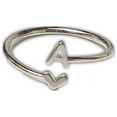 thumbnail image 2 of Puka Creations Fashion Metal Heart Ring - MONOGRAM INITIAL Letter A - Size 8, 2 of 2