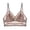 Pink, variant on Lace Bras for Women Comfortable Breathable Racerback V Neck Wireless Triangle Bralettes