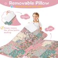 thumbnail image 3 of Pioneer Flower Floral Print Pattern Toddler Nap Mats for Kids Preschool,Sleeping Mat Bag or Kids,Toddler Sleeping Bag,Toddler Nap Mat or Daycare, 3 of 6