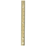 WESTCOTT Acme Metal Edge English/Metric Wood Ruler