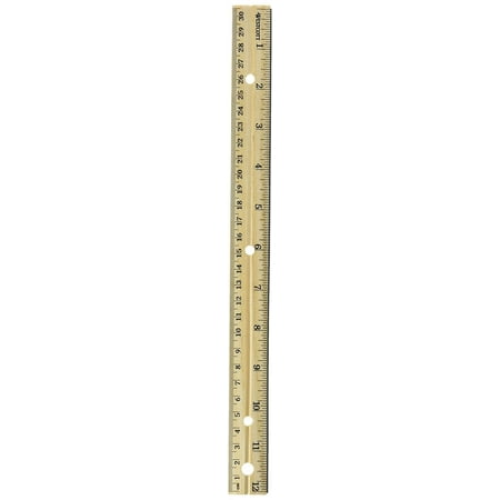 UPC: 0073577107021 | Acme Metal Edge English/Metric Wood Ruler