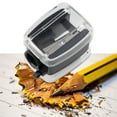 thumbnail image 6 of Portable Makeup Pencil Sharpener For Lip Liner Eyebrow Pencils Single Hole Pencil Sharpener With Clear Lid, 6 of 8