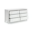 Signature Design by Ashley Hallityn 6 Drawer Dresser, White - Walmart.com