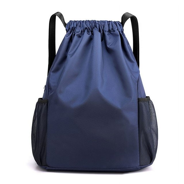 Men/Women Waterproof Nylon Backpack Travel Bag With Drawstring Large Capacity Sports Bag Fitness