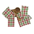 thumbnail image 2 of Serafina Home Red, Green And White Plaid Kitchen Set With Two Towels And Ovenmitt And Potholder, 2 of 4