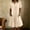 Beige women plus size boho dress a1, variant on Women Plus Size Collared Short Sleeve Button Down Flowy Casual A-Line Mini Dress Solid Boho Beach Vacation Swing Loose Dresses, Blue XL