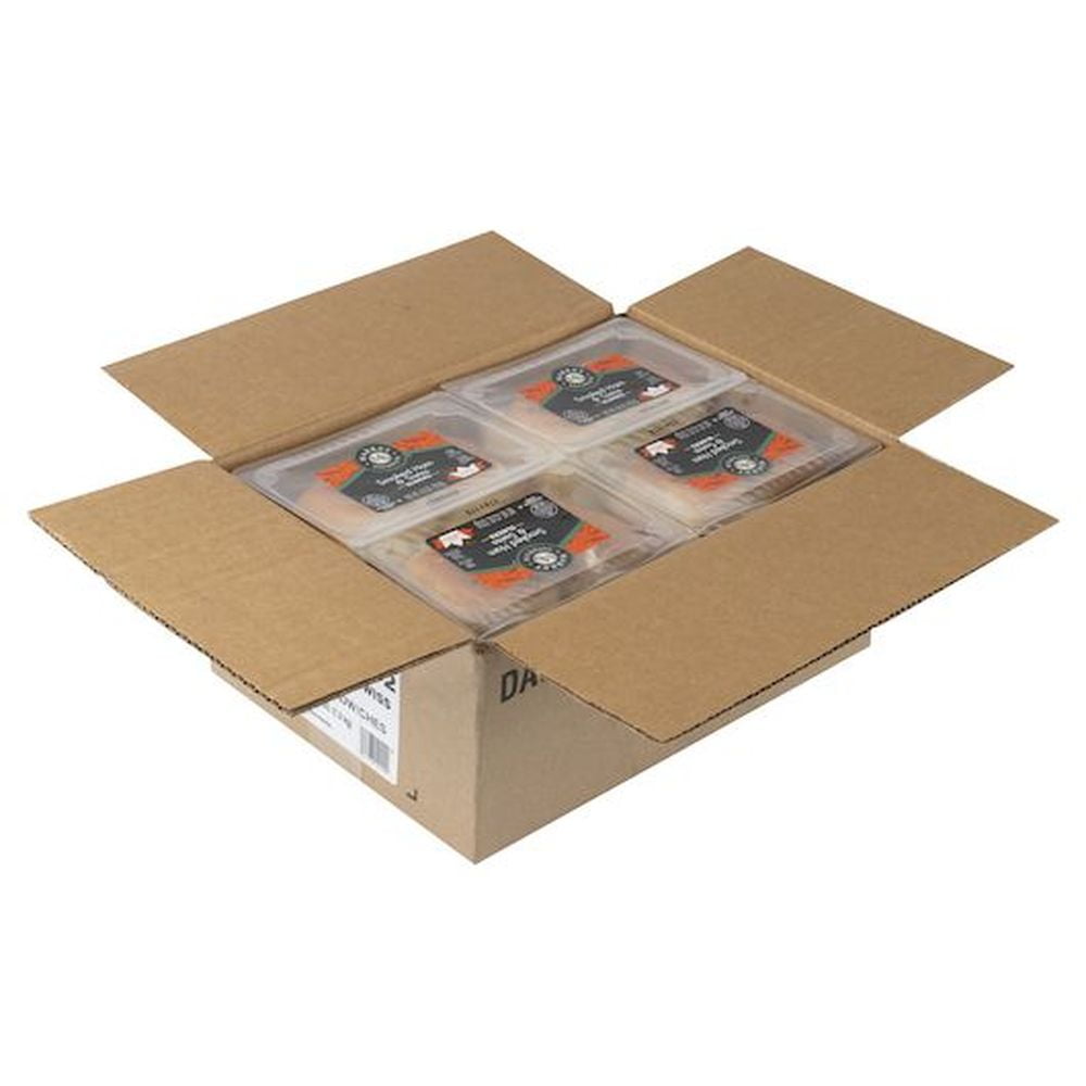 Deli Express Smoked Ham and Swiss Slider, 4.3 Ounce -- 8 per case.