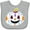AC-Heather Grey, variant on Inktastic Day Of The Dead Pumpkin Boys or Girls Baby Bib