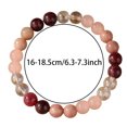 thumbnail image 2 of Handmade Natural Gemstone Bracelet - 8mm Healing Crystal Beaded Stretch Bracelet with Jade, Natural Stone Jewelry for Women, Mother's Day Gifts, 2 of 2
