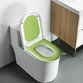Xubond Fabric, EVA foam toilet seat with handle can be washed in winter