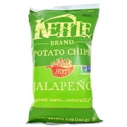 Kettle Foods Potato Chips - Jalapeno, 5 oz | Pack of 15