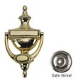 thumbnail image 1 of BRASS Accents  Rope Door Knocker 8 in. Satin Nickel, 1 of 1