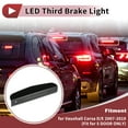 thumbnail image 2 of Luz de freno LED de tercera Unique Bargains para Vauxhall Corsa D E 2007-2019 Negro 3ra lámpara de parada de alta montura para 13188045 1222130 Luz de freno central trasera de alto nivel 510511640, 2 of 7