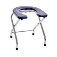 thumbnail image 1 of Asiento De Inodoro Plegable Portátil Silla De Inodoro Para Viajes Pesca Camping Negro Sunnimix Asiento de inodoro en cuclillas, 1 of 8