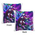 thumbnail image 3 of Fundas de almohada de terciopelo Helluva Boss, fundas de almohada decorativas suaves y acogedoras con cremallera oculta para dormitorio, sofá, sillón, funda de almohada de terciopelo, 3 of 8