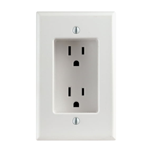 Leviton Recessed Duplex Outlet
