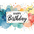 thumbnail image 4 of Colorful Floral Happy Birthday Banner Backdrop with Balloons and Roses for Party Supplies Photography Props Decors Background, 4 of 4