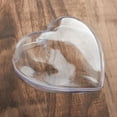 thumbnail image 6 of 6pc Acrylic Fillable Clear Heart Ornaments 100mm - for Valentine's Day and Crafts - Factory Direct Craft, 6 of 6
