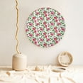 thumbnail image 5 of Balery Flower Print Bone China Decorative Plate Ceramic Dinner Plates Art Crafts with Display Stand-8in, 5 of 6