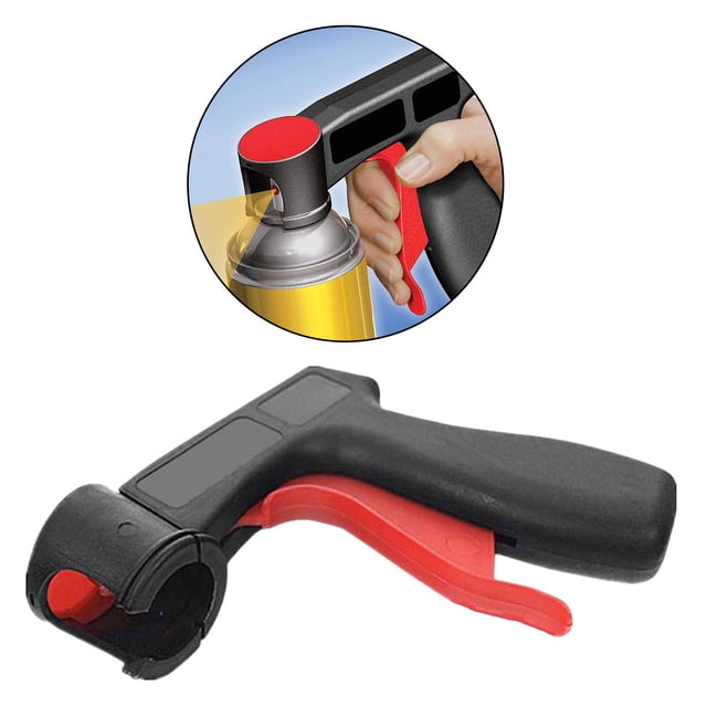 Plastic Full Grip Aerosol Spray Can Handle Holder for Car Repair for Car Alloy Wheel Painting for Auto Alloy Wheel Bodywork Repair Baoblaze Spray puede manejar