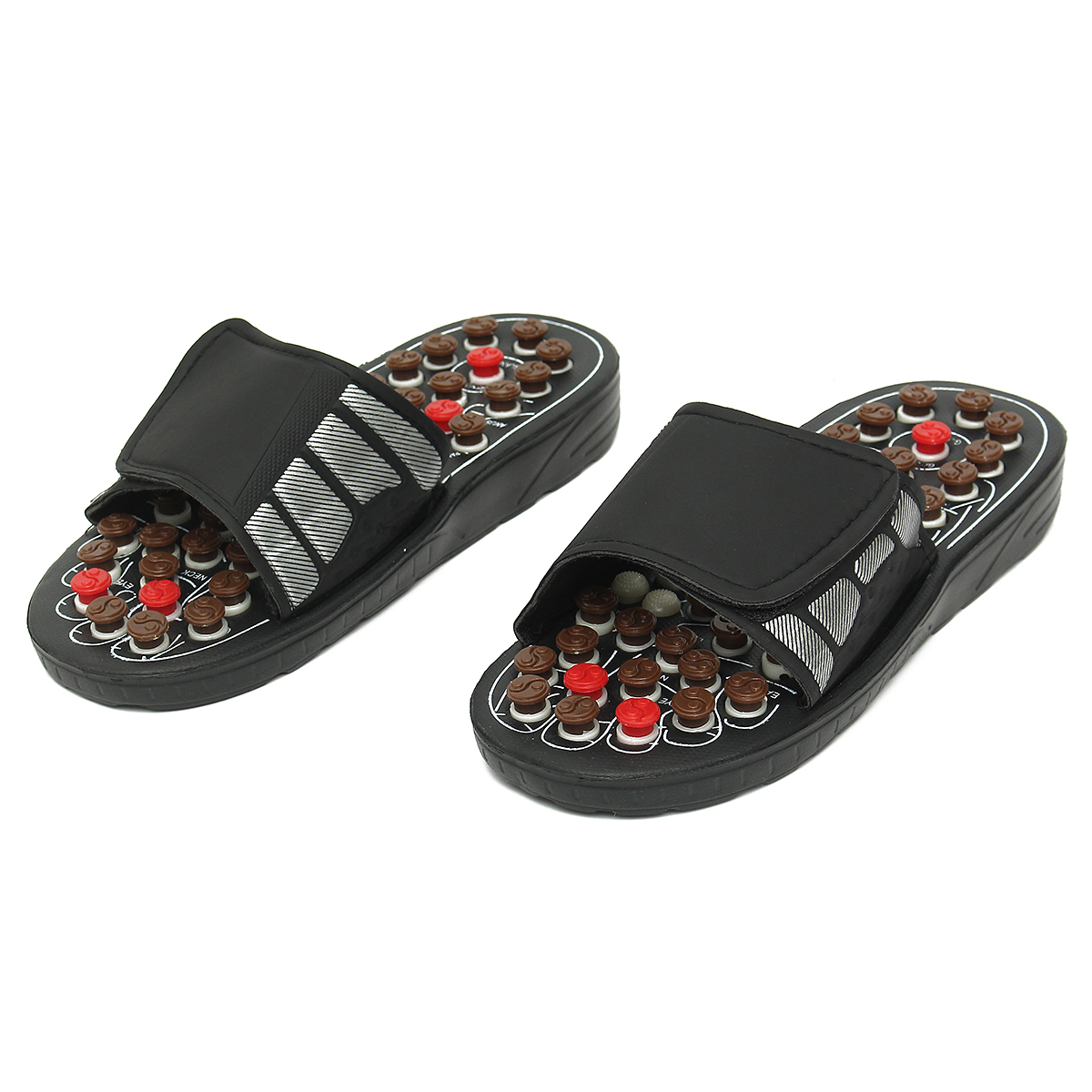 Unisex Reflex Massage Slippers Sandal Manget Therapy Foot Healthy