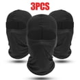 thumbnail image 2 of Lot de 3) Cagoule Protection Solaire Cyclisme Ski Masque Complet Coupe-Vent Bonnet Respirant Pêche Randonnée Bonnet Hommes 3 Pcs, 2 of 6