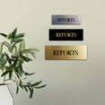 thumbnail image 3 of Signs ByLITA Basic Reports Sign (Red) - Large, 3 of 6