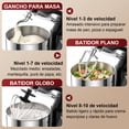 thumbnail image 3 of Batidora de Pedestal Planetaria Honinst 10 Velocidades Uso Doméstico Tazón de 4QT, 3 of 8