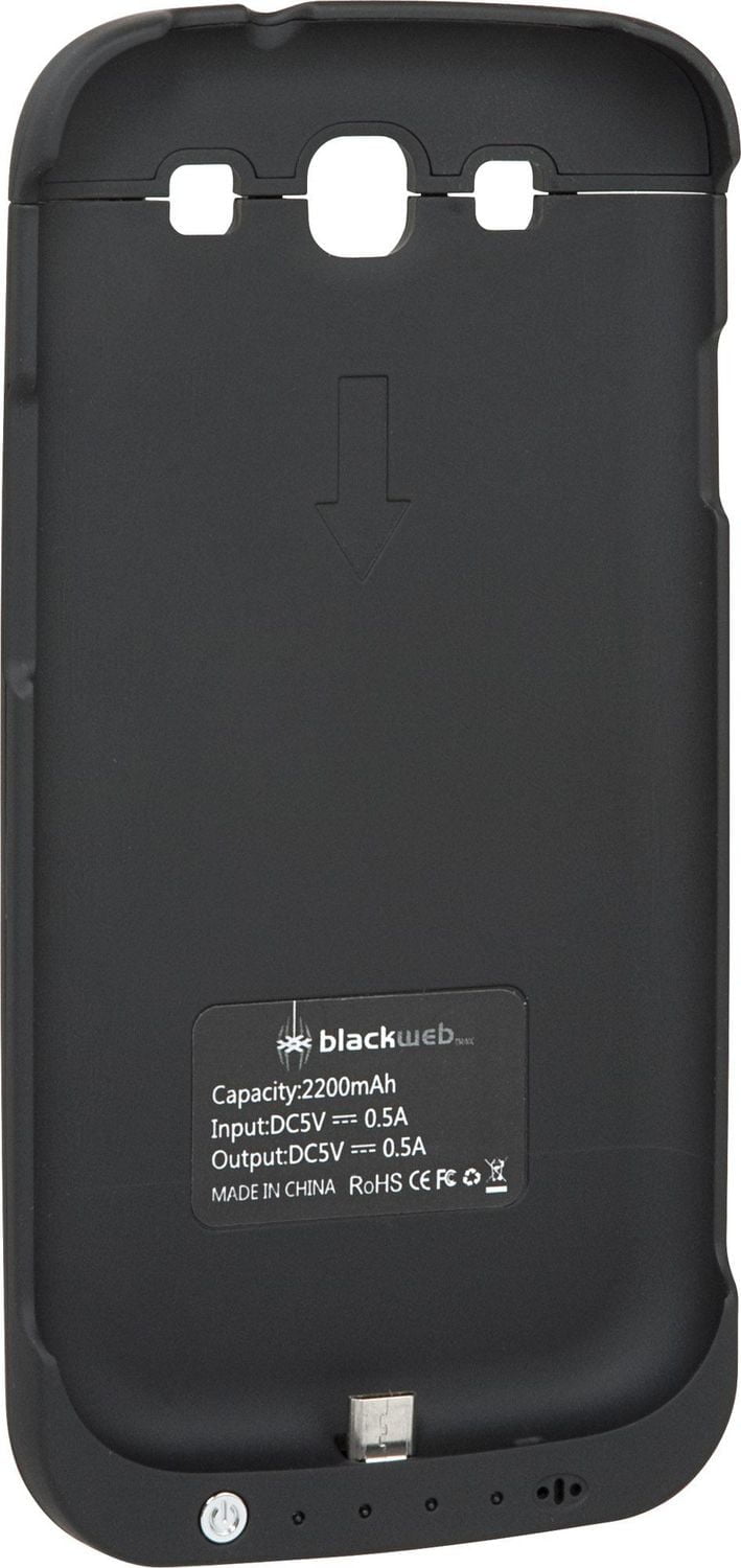 Blackweb Battery Case Sleeve for Samsung Galaxy S3