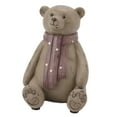 thumbnail image 1 of Scarf Bear Ornament, Exquisite Workmanship Antislip Resin Material Bear Statue  For Study For Porch, 1 of 8