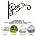 thumbnail image 6 of Plant Hangers Outdoor,Plant Hanger Bracket,10In Metal Hanging Plant Bracket With Beautiful Bird Pattern – Anti Rust Plant Hooks For Hanging Baskets, Bird Feeder, Windchime, Lantern, 6 of 7