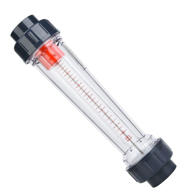 Herramienta de medición de líquidos, LZS-40 (D) Caudalímetro de agua de plástico ABS Caudalímetro de líquido impulsado por rendimiento