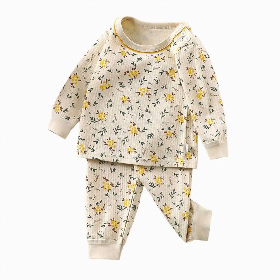 Gubotare Pjs Kids Girls Kids 2 Pieces Pajama Sets,Snug Fit Pjs for Girls,All-Season Comfort Sleepwear Size 11-12 (Sky Blue,11-12 Years)