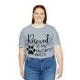 thumbnail image 4 of Women's Dog Rescue Shirt Who Rescued Who T-Shirt  Dog Rescue Gift, 4 of 6