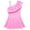 0507-2-pink, variant on Girls Swim Cover Up Toddler Girl Long Sleeve Swimsuit Beach Dress Baby Beach Towel Ruffle Toddler Swim Cover Up Terry Bathrobe Hooded Zip-Up Beach Bathing Suit Wraps