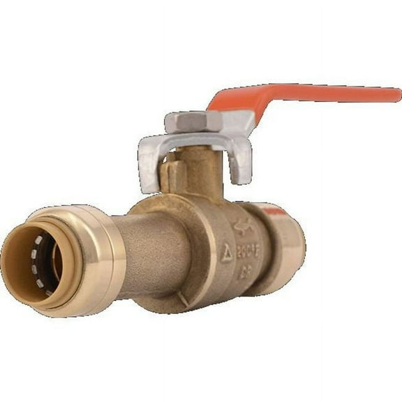 SharkBite 1/2 Brass Push-to-Connect Ball Valve