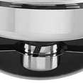 thumbnail image 4 of Ensemble de Buffets à Plateau Roulable, Buffet Chafer de 6 Qt en Acier Inoxydable avec Couvercle à Visière, Serveurs et Réchauds, Plateau Chauffant pour Mariage, Fêtes, Banquet, Événements de Traiteur, 4 of 7