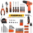 thumbnail image 3 of Fixerfall 152 Piece Cordless Drill Tool Kit with 12V Rechargeable Power Drill, 25+1 Torque Electric Drill Driver, Household Home Repair Tool Set with Storage Case, DIY Tools for Men Women, 3 of 8
