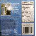 thumbnail image 3 of Ceiling Fan LED Light Bulb, A15, Daylight, Clear, 4-Watts, 2-Pk., 3 of 4