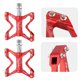 thumbnail image 5 of De aleación de aluminio plegable de de bicicleta carretera Pedal rojo Sunnimix Pedal de bicicleta ligero, 5 of 7