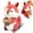 Squirrel, variant on 10 inch Kangaroo Stuffed Animal Plush Toys for Kids, Kawaii Kangaroo Kid Stuffed Animals for Easter Basket Stuffers, Children's Day Gifts and Christmas Decorations, Soft Plush Toy (Brown)