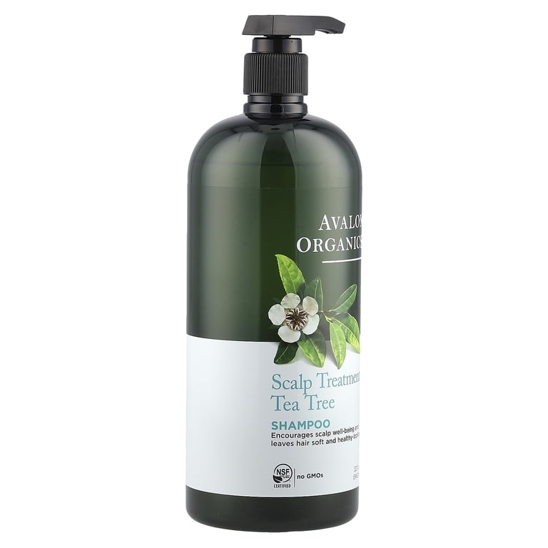 Avalon Organics Scalp Treatment Tea Tree Shampoo, 32 fl oz photo 3