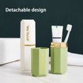thumbnail image 1 of Homeer Toothbrush Cup Toothbrush Holder Toothbrush Mug Toothbrush Case 1Pc Large Capacity Convenient Portable Travel Toothbrush Storage Box Home Supply, 1 of 6